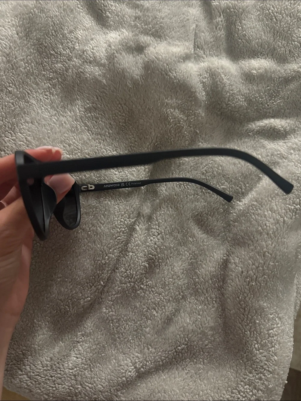 And wood aviator Black Sunglasses